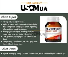 Viên Uống Hỗ Trợ Gout BLACKMORES Celery 3000