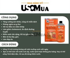 Nước Uống Tinh Chất Nghệ Tươi QUNOL Liquid Turmeric 1000mg Extra Strength