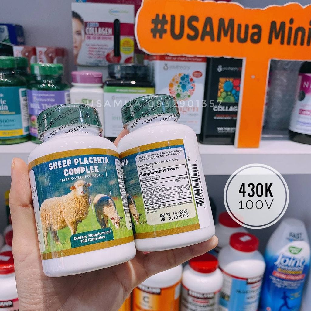 Viên Uống Nhau Thai Cừu NU-HEALTH Sheep Placenta