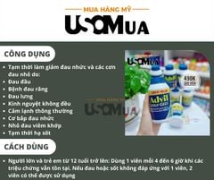 Viên Uống Giảm Đau, Hạ Sốt ADVIL Liqui Gels 200mg Pain Reliever/Fever Reducer