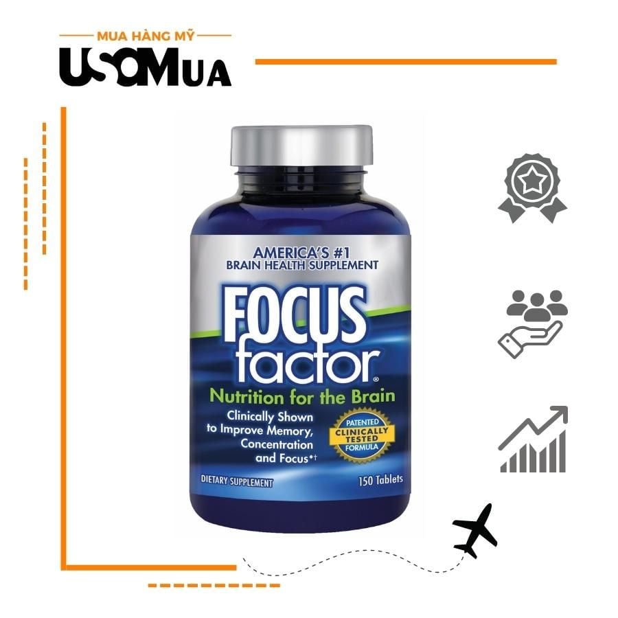 Viên Uống Hỗ Trợ Trí Não FOCUS FACTOR Nutrition For The Brain