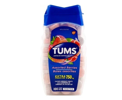Viên Nhai Hỗ Trợ Đau Dạ Dày TUMS Assorted Berries Extra Strength-Fort 750mg