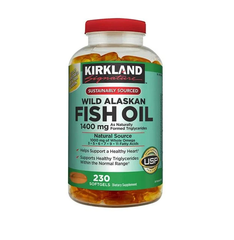 Viên Uống KIRKLAND Wild Alaskan Fish Oil 1400mg