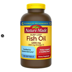 Viên Uống NATURE MADE Fish Oil Omega-3 1200mg