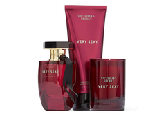 Set Nước Hoa VICTORIA'S SECRET Very Sexy Scented Candle 56g + EDP 50ml + Fine Fragrance Lotion 100ml
