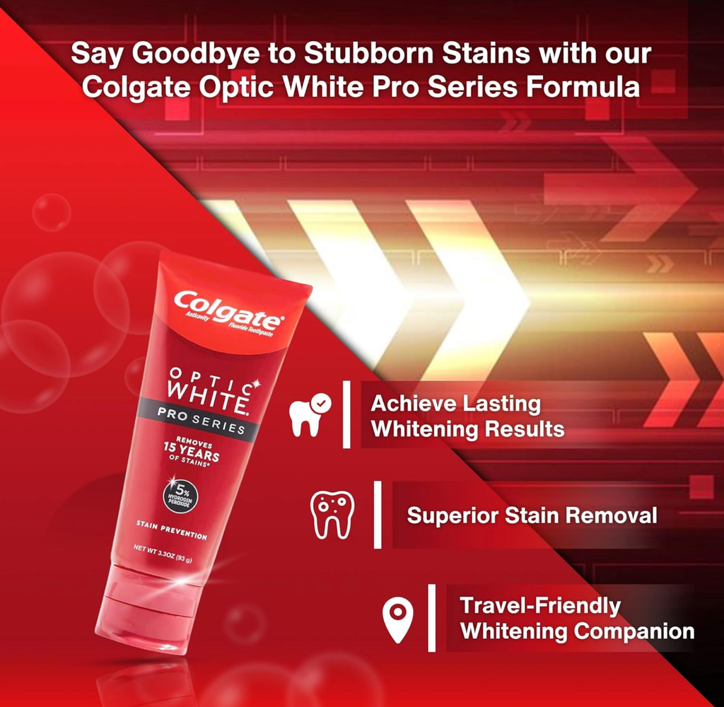 Kem Đánh Răng COLGATE Optic White Pro Series 93g