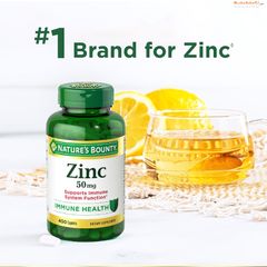 Viên Uống Bổ Sung Kẽm NATURE'S BOUNTY Zinc 50mg