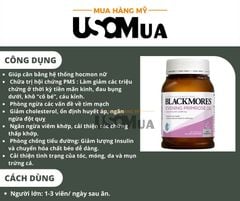 Viên Uống Tinh Dầu Hoa Anh Thảo BLACKMORES Evening Primrose Oil 1000mg