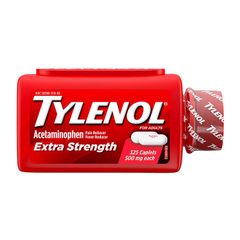 Viên Uống Giảm Đau, Hạ Sốt TYLENOL Acetaminophen Extra Strength 500mg For Adults