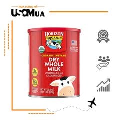Sữa HORIZON Organic Dry Whole Milk With Vitamins A & D And Calcium Added