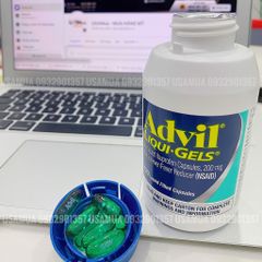 Viên Uống Giảm Đau, Hạ Sốt ADVIL Liquid Gels 200mg 120 Viên