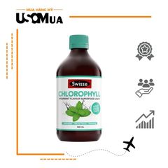 Nước Uống Diệp Lục Thải Độc SWISSE Úc Chlorophyll