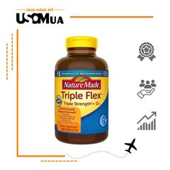 Viên Uống NATURE MADE Triple Flex Triple Strength + D3
