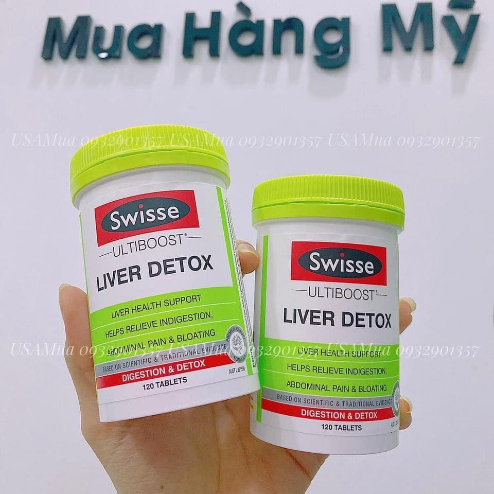 Viên Uống Giải Độc Gan SWISSE Úc Ultiboost Liver Detox