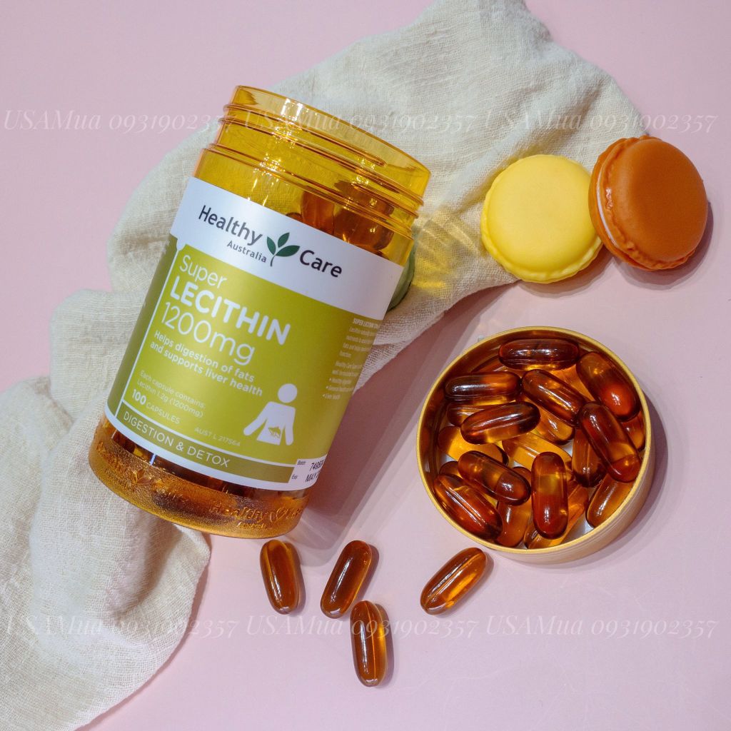 Viên Uống HEALTHY CARE Super Lecithin 1200mg