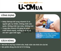 Siro Baby DDROPS Liquid Vitamin D3 400IU