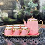  Bộ Tách Trà Sứ 8 Món 2126 Cherry 