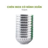  Tô Chén Inox Xoắn 2 Lớp Tiện Lợi Cherry 