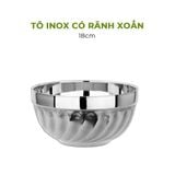  Tô Chén Inox Xoắn 2 Lớp Tiện Lợi Cherry 
