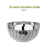  Tô Chén Inox Xoắn 2 Lớp Tiện Lợi Cherry 
