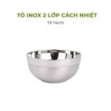  Tô Chén Inox Hàn Quốc 2 Lớp Tiện Lợi Cherry 