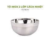  Tô Chén Inox Hàn Quốc 2 Lớp Tiện Lợi Cherry 