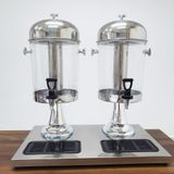  Bình Nước Bầu Trụ Tròn Inox Nhựa Cao Cấp Horeca 