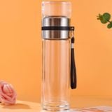  Bình Lọc Trà Thuỷ Tinh Cao Cấp 2 Lớp Cherry Tiện Lợi 