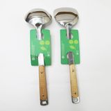  Vá Sạn Inox Cán Gỗ Cherry Tiện Lợi 