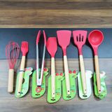  Bộ Dụng Cụ Nhà Bếp Nhựa Silicone 7 Món Cherry 