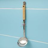  Vá Canh Inox Cán Gỗ Cherry Tiện Lợi 
