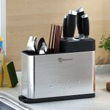  Ống Đũa 3 Ngăn Inox Cao Cấp Sinoart 1206 