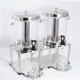  Bình Nước Thuỷ Tinh Trái Cây Buffet Nhựa Inox Cao Cấp Horeca 