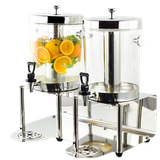  Bình Nước Thuỷ Tinh Trái Cây Buffet Nhựa Inox Cao Cấp Horeca 