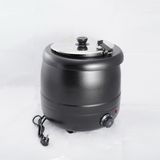  Nồi Súp Buffet 10L Inox Nhựa Cao Cấp Màu Đen Cherry 