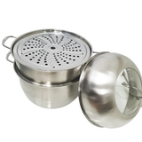  Nồi Hấp Inox Đa Năng 3 Tầng Cherry 