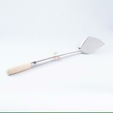  Vá Thợ Inox Cán Gỗ Cherry (Vá Đầu Bếp) Tiện Lợi 