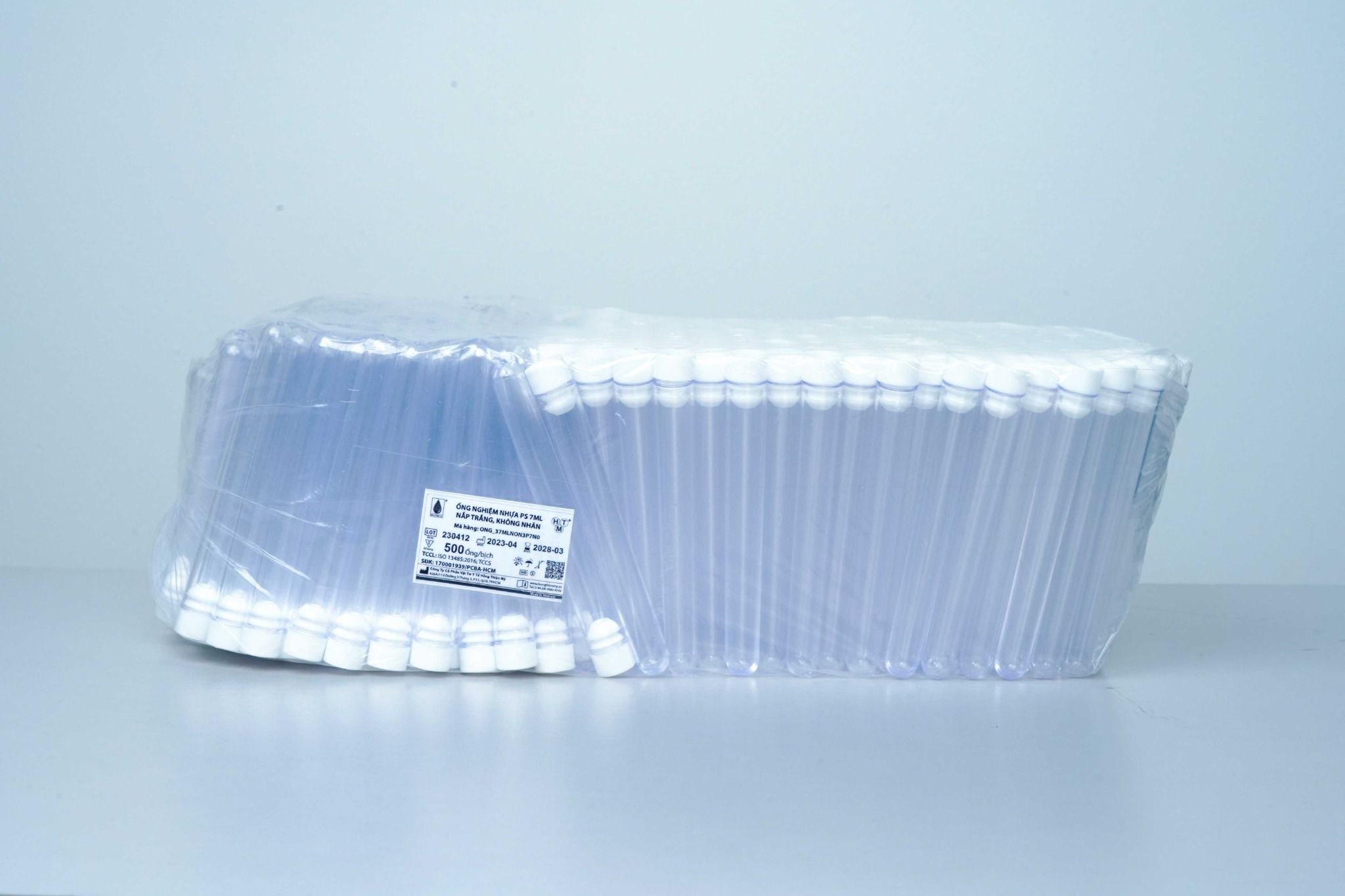  Ống Nghiệm Nhựa PS 7ml HTM 