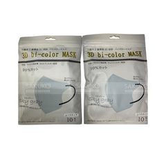 ONISHI IRYO- KHẨU TRANG 3D BI-COLOUR XANH 10 CHIẾC