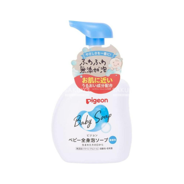 PIGEON- Sữa tắm gội sơ sinh không mùi chai 500ml