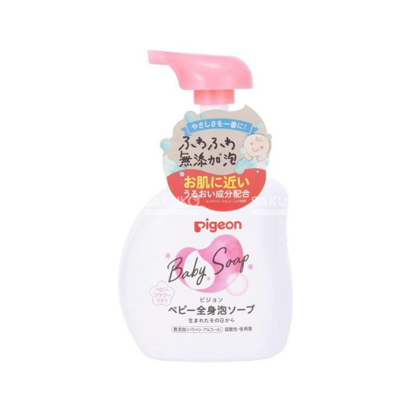 PIGEON- Sữa tắm gội sơ sinh hương hoa chai 500ml