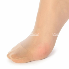 FUKUSE- Quần tất Manzoku không tưa rách ML Đen