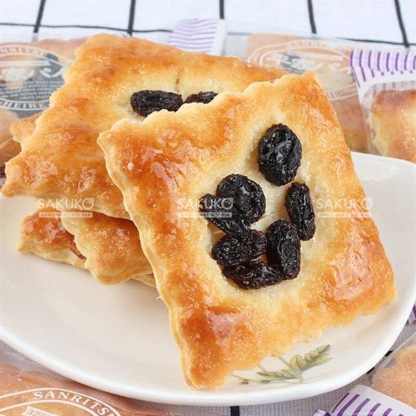 SANRITSU- Bánh quy nướng nho khô gói 11c