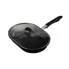PEARL METAL- Chảo chống dính hình bầu dục