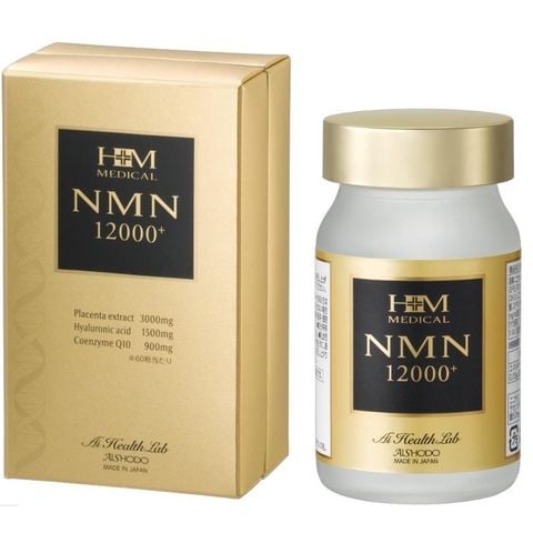 AISHODO- Viên uống trẻ hóa da NMN 12000+ (60 viên)