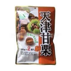 PLUS FOODS- Hạt dẻ hữu cơ nguyên vỏ 120gx2 túi