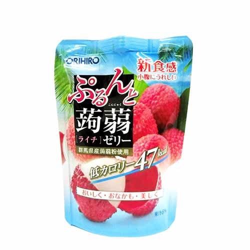ORIHIRO- Thạch mềm vị vải túi 130g