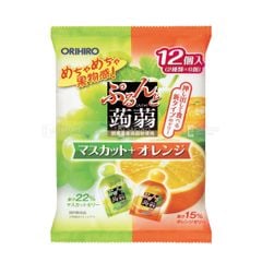 ORIHIRO- Thạch mềm vị nho và cam 20gx12 chiếc