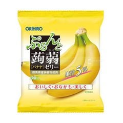 ORIHIRO- Thạch mềm vị chuối 20gx6 chiếc