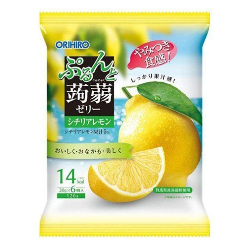 ORIHIRO- Thạch vị chanh Sicilian (20g x 6 chiếc)